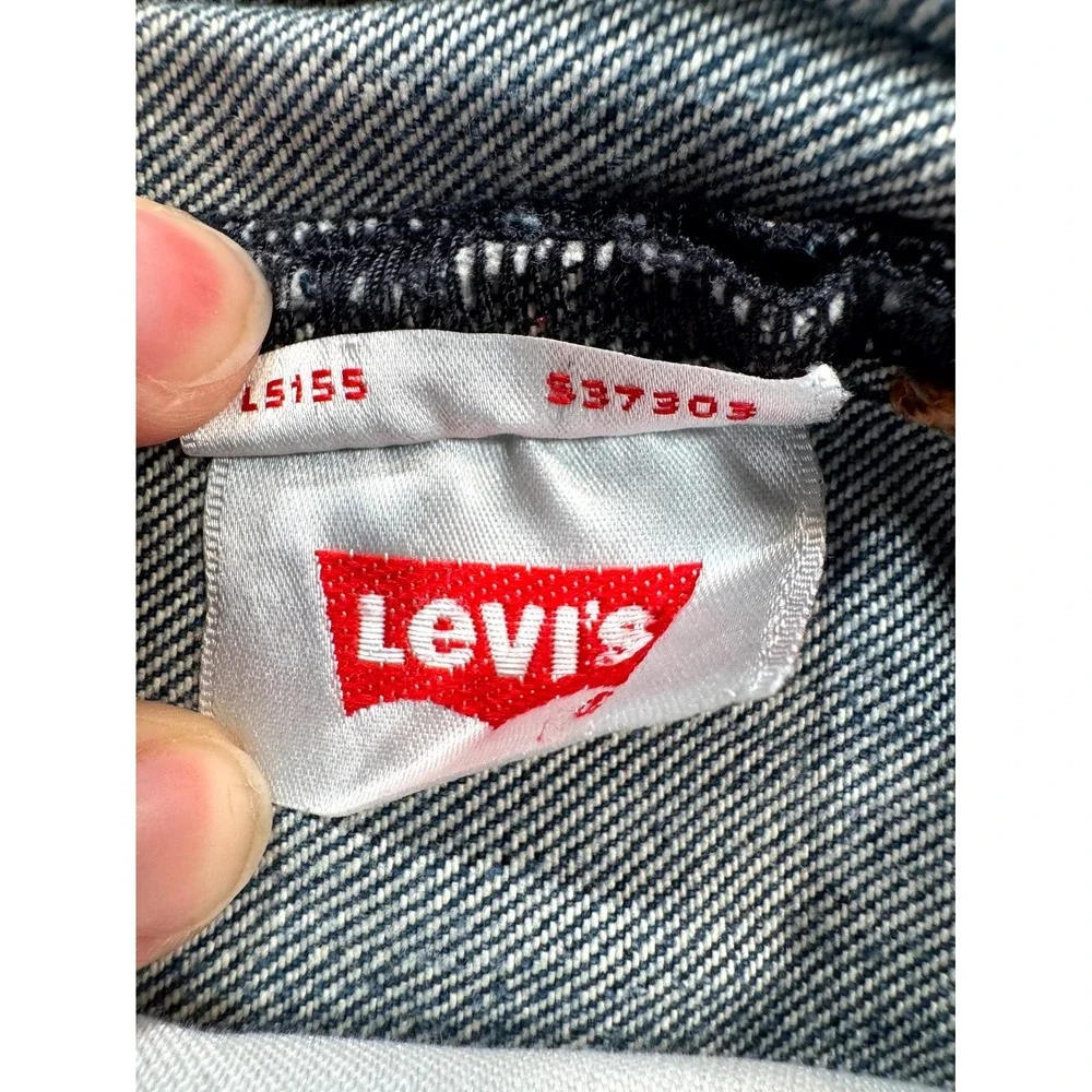 Levis 501 Original Straight Leg Jeans Mens 36x34 Blue Denim 14501-0033